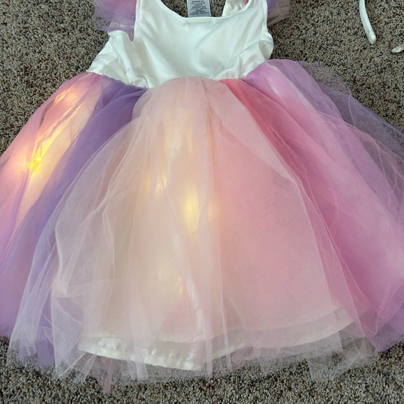 Pottery Barn Light up Unicorn Tutu costume with wings - Picture 8 of 9